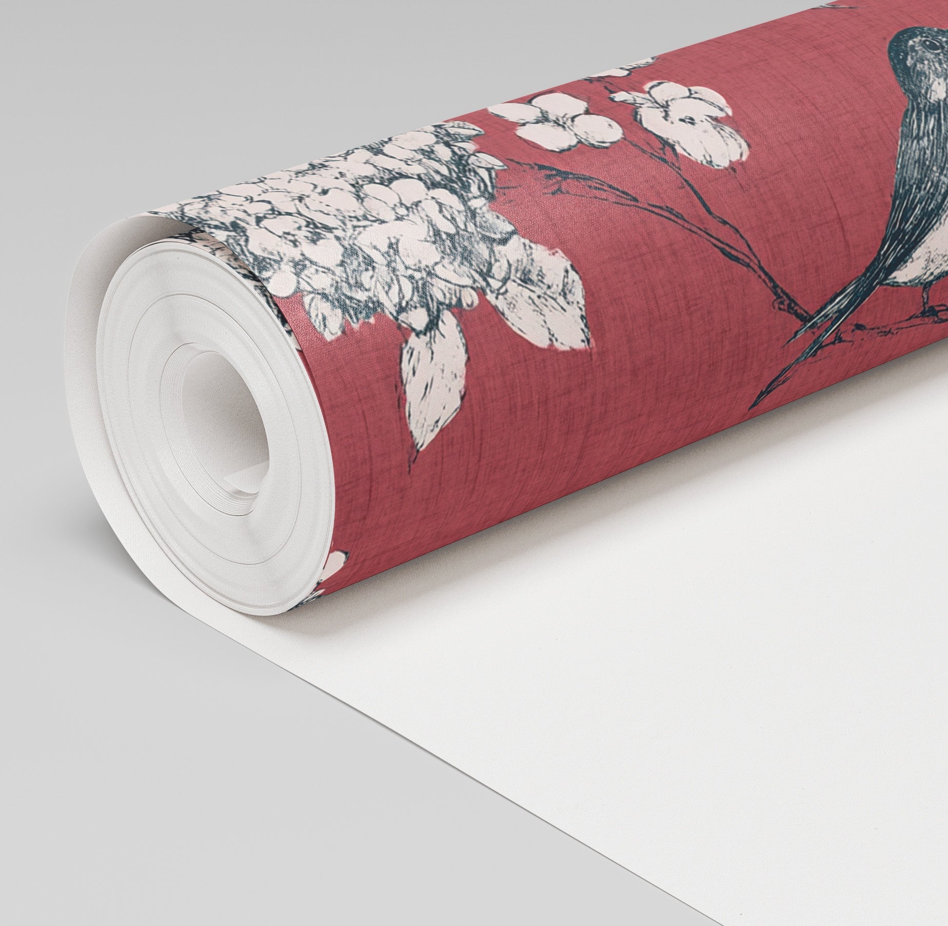 Sparrow & Vine Wallpaper - Painted Paper