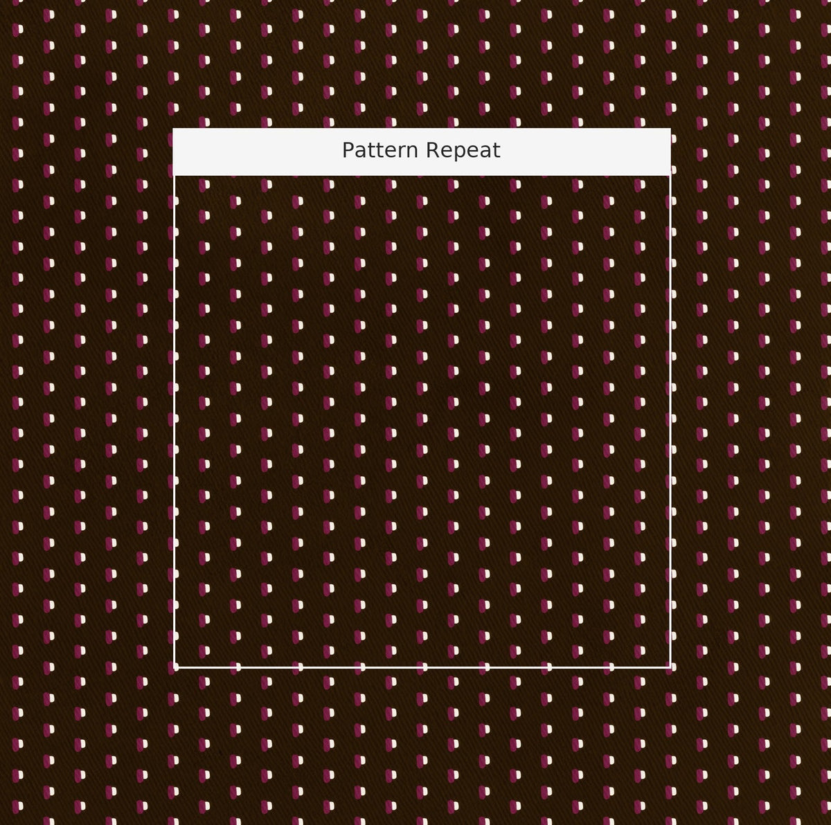 Spot On - Chocolate - Fabric - Painted Paper