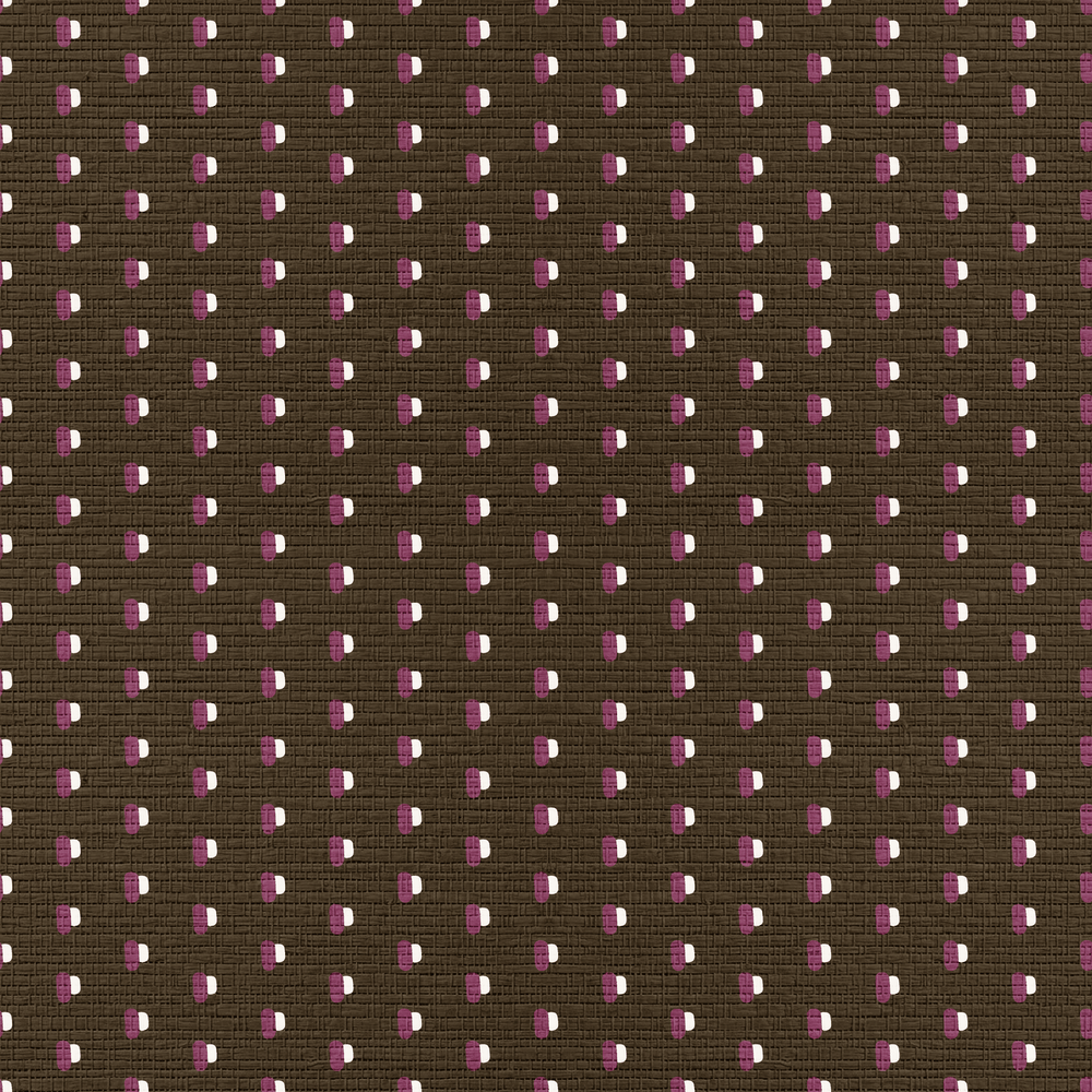 Spot On - Chocolate Faux Grasscloth Wallpaper - Painted Paper