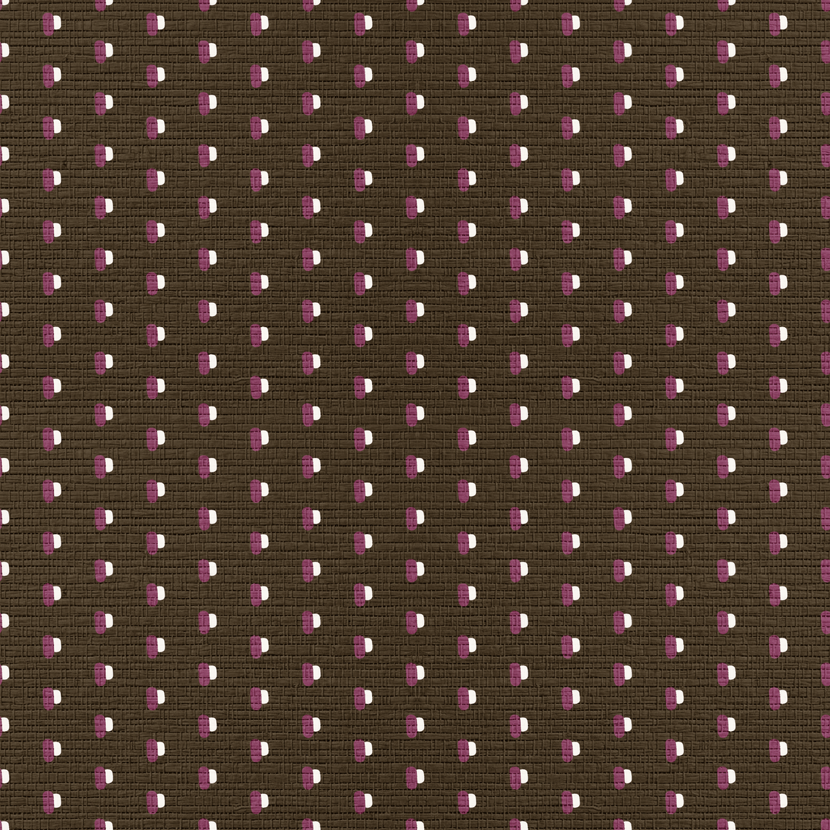 Spot On - Chocolate Faux Grasscloth Wallpaper - Painted Paper
