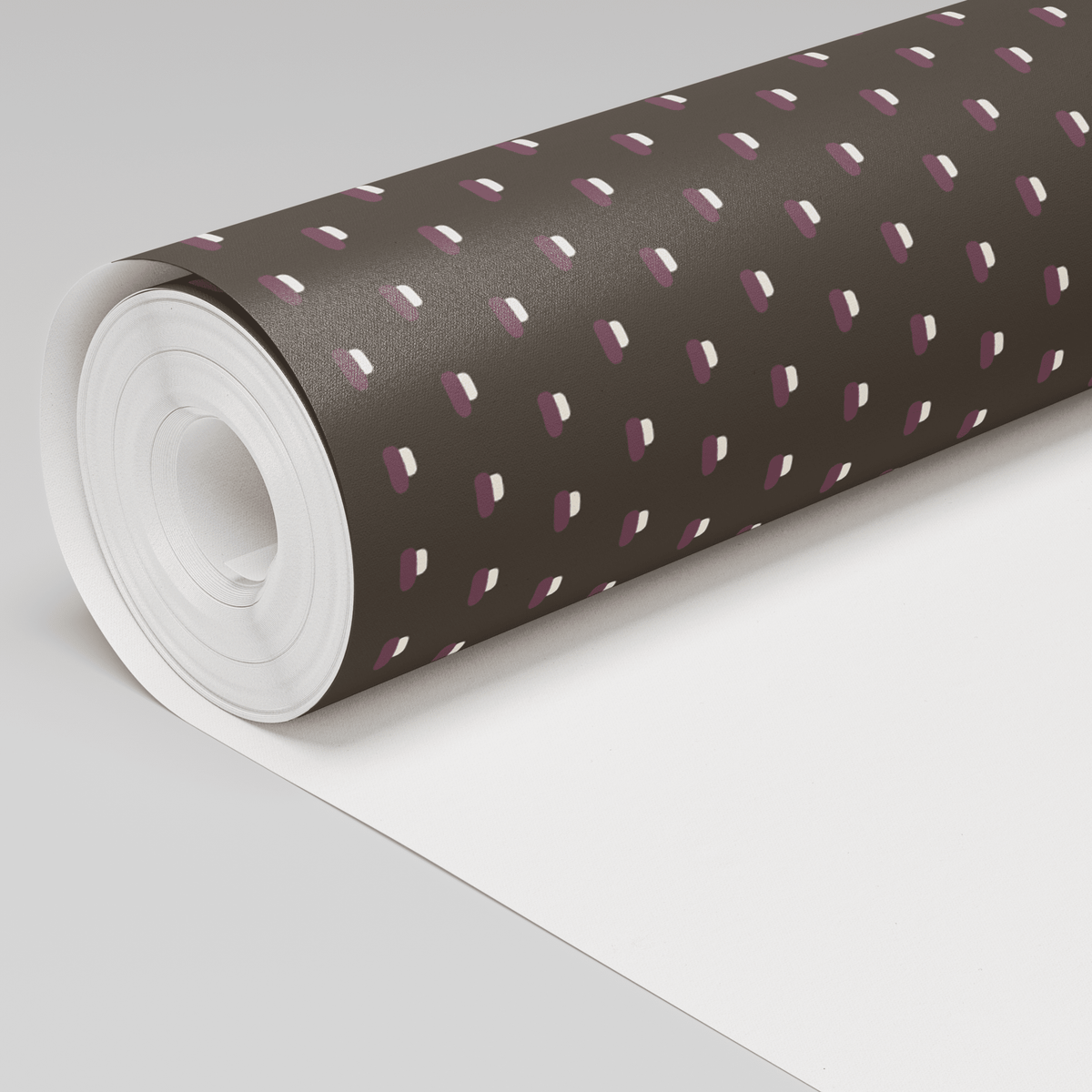 Spot On - Chocolate Wallpaper - Painted Paper