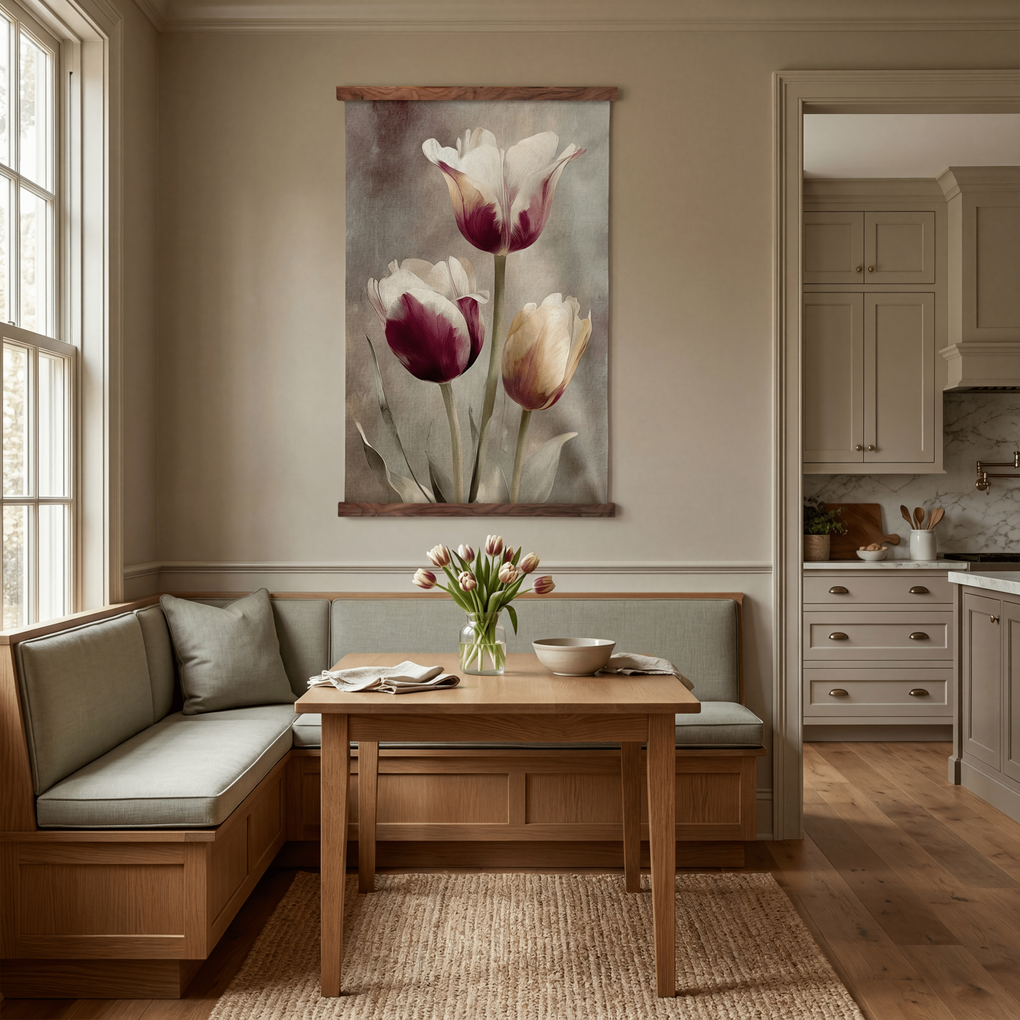 Spring Tulips - Tapestry - Painted Paper