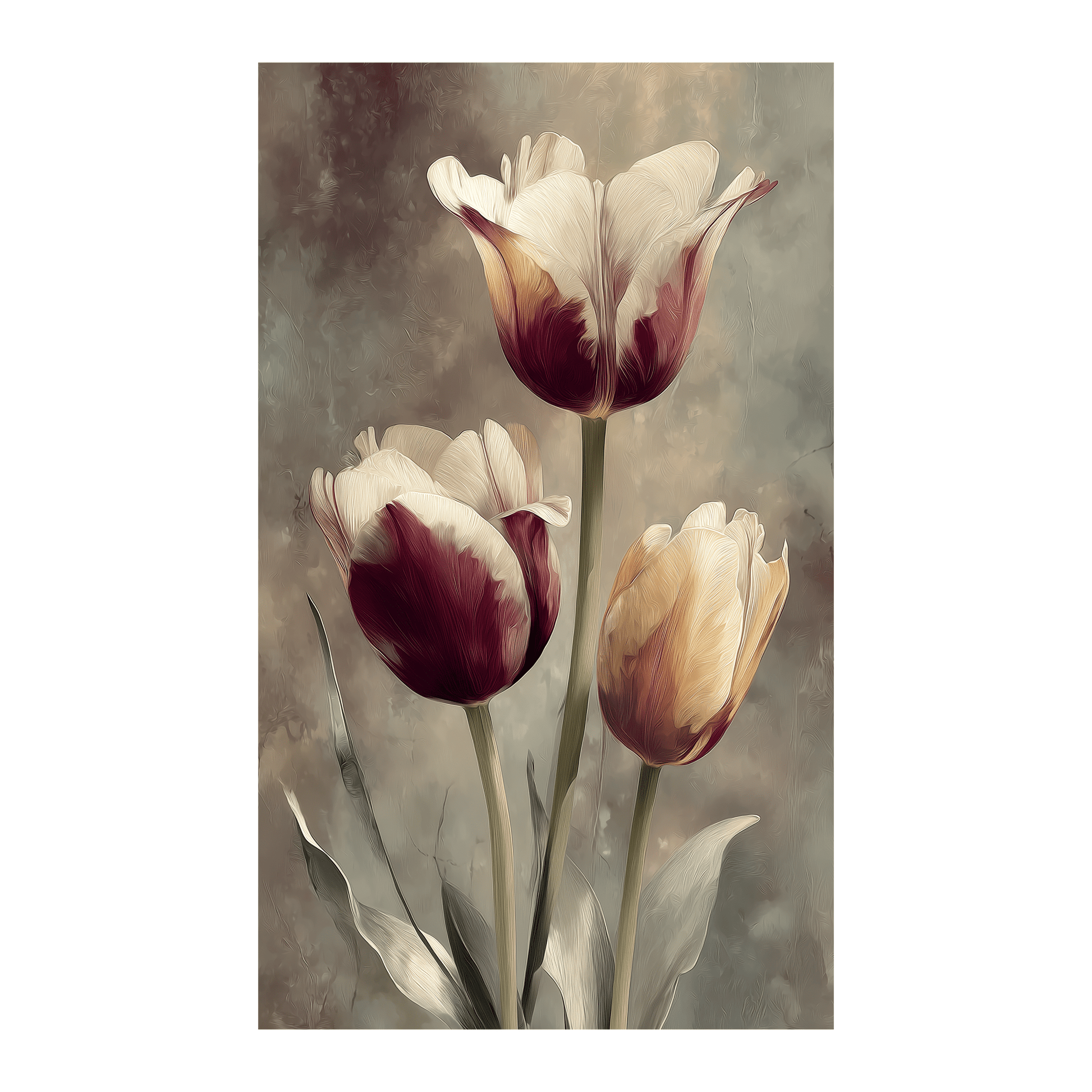 Spring Tulips - Tapestry - Painted Paper