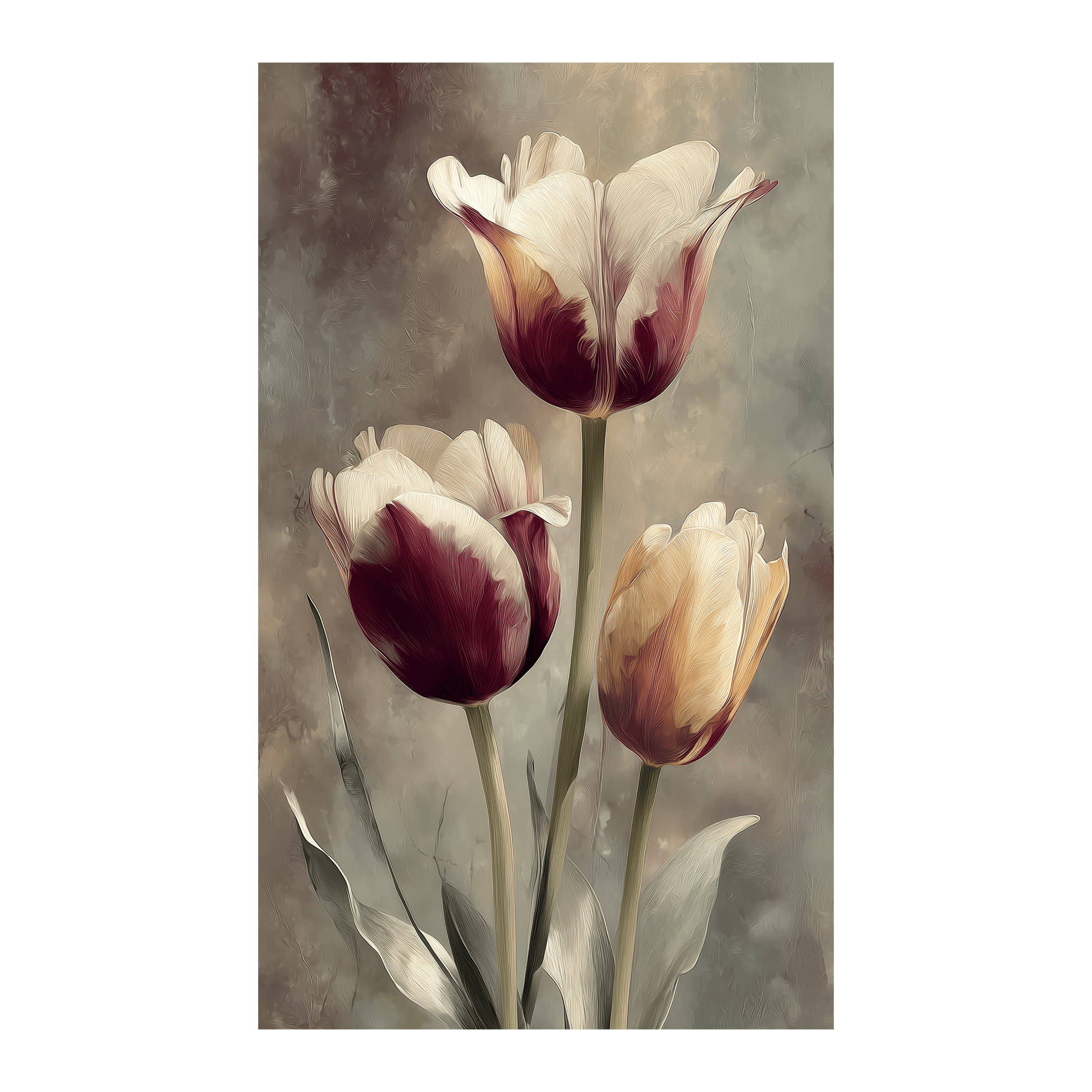 Spring Tulips - Tapestry - Painted Paper