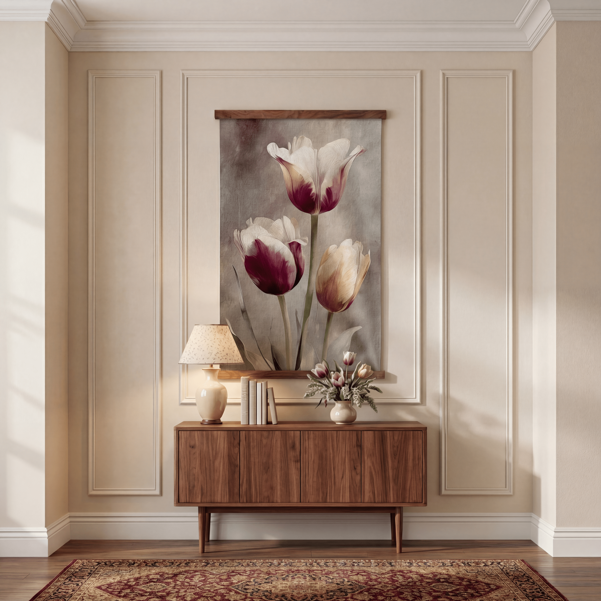 Spring Tulips - Tapestry - Painted Paper