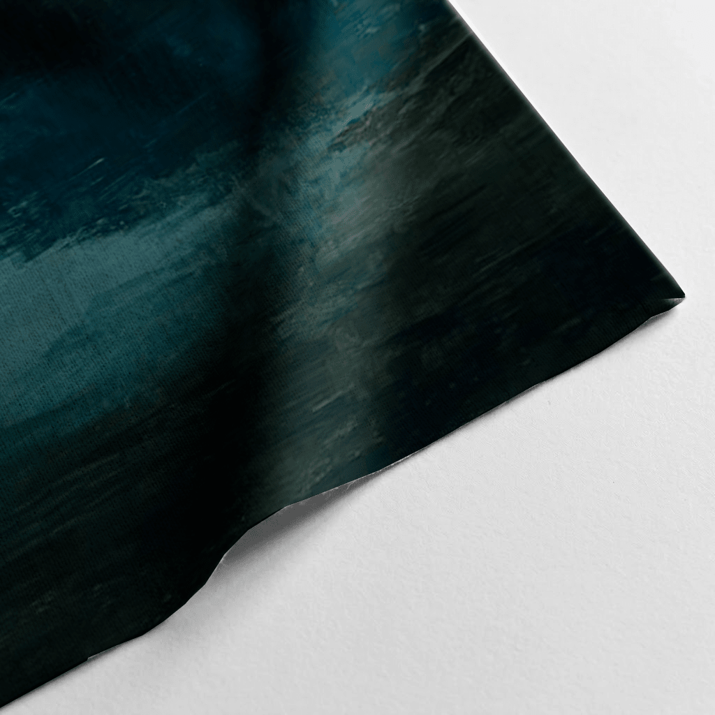 Still Blue - Tapestry - Painted Paper