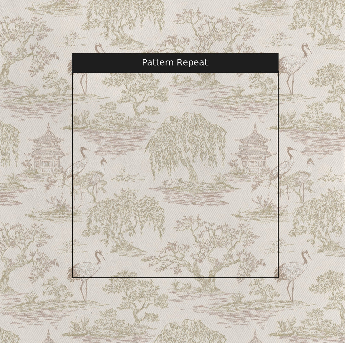 Stillwater Garden - Fabric - Painted Paper