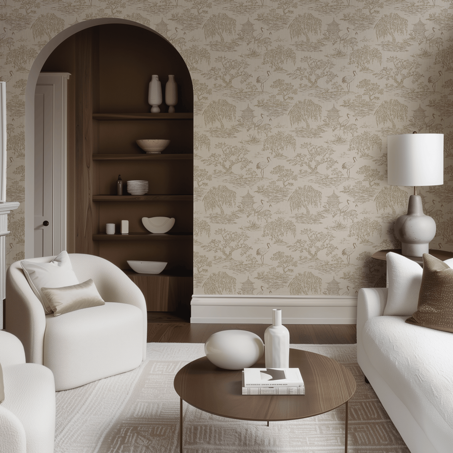 Stillwater Garden Wallpaper - Painted Paper