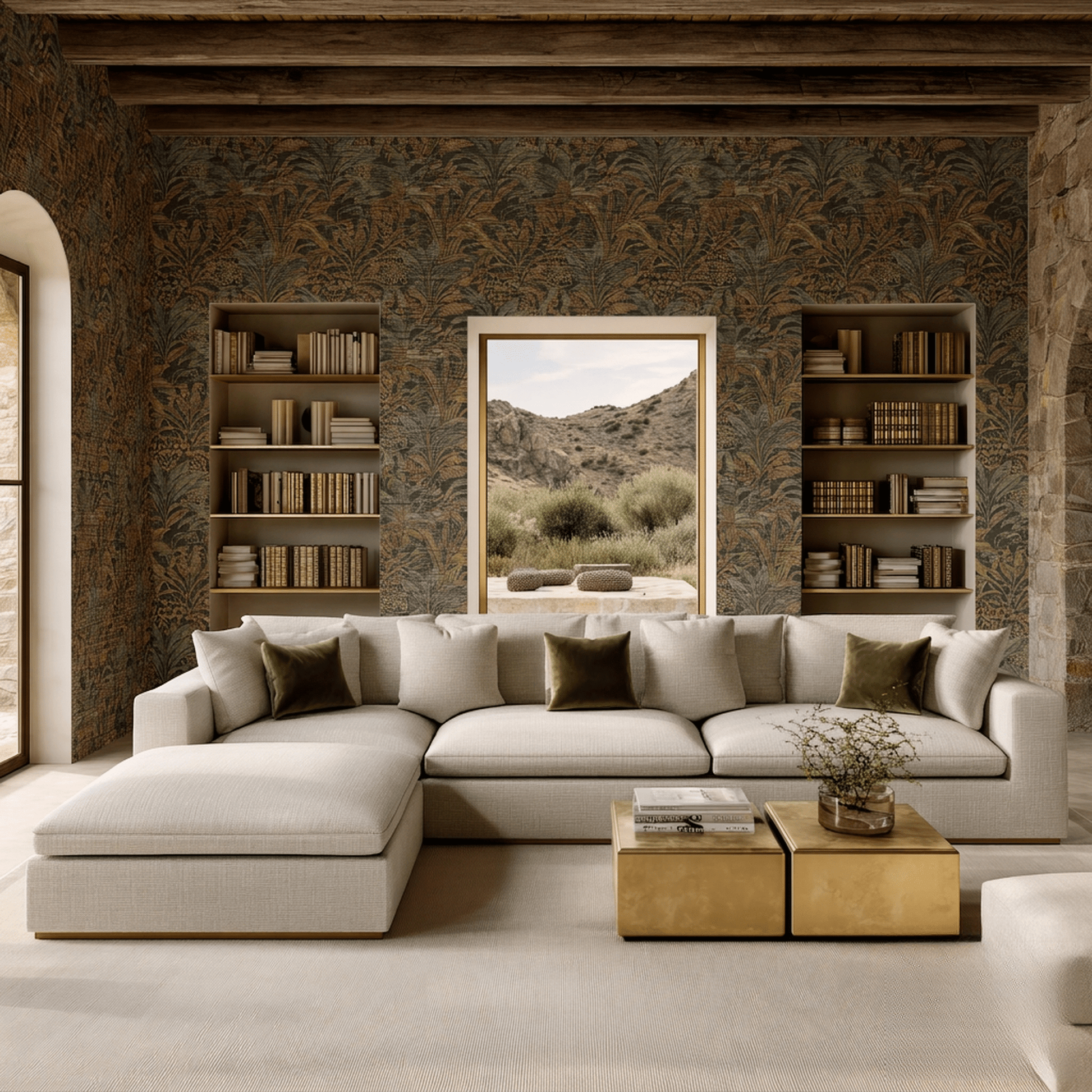 Stockroom Faux Grasscloth Wallpaper - Painted Paper