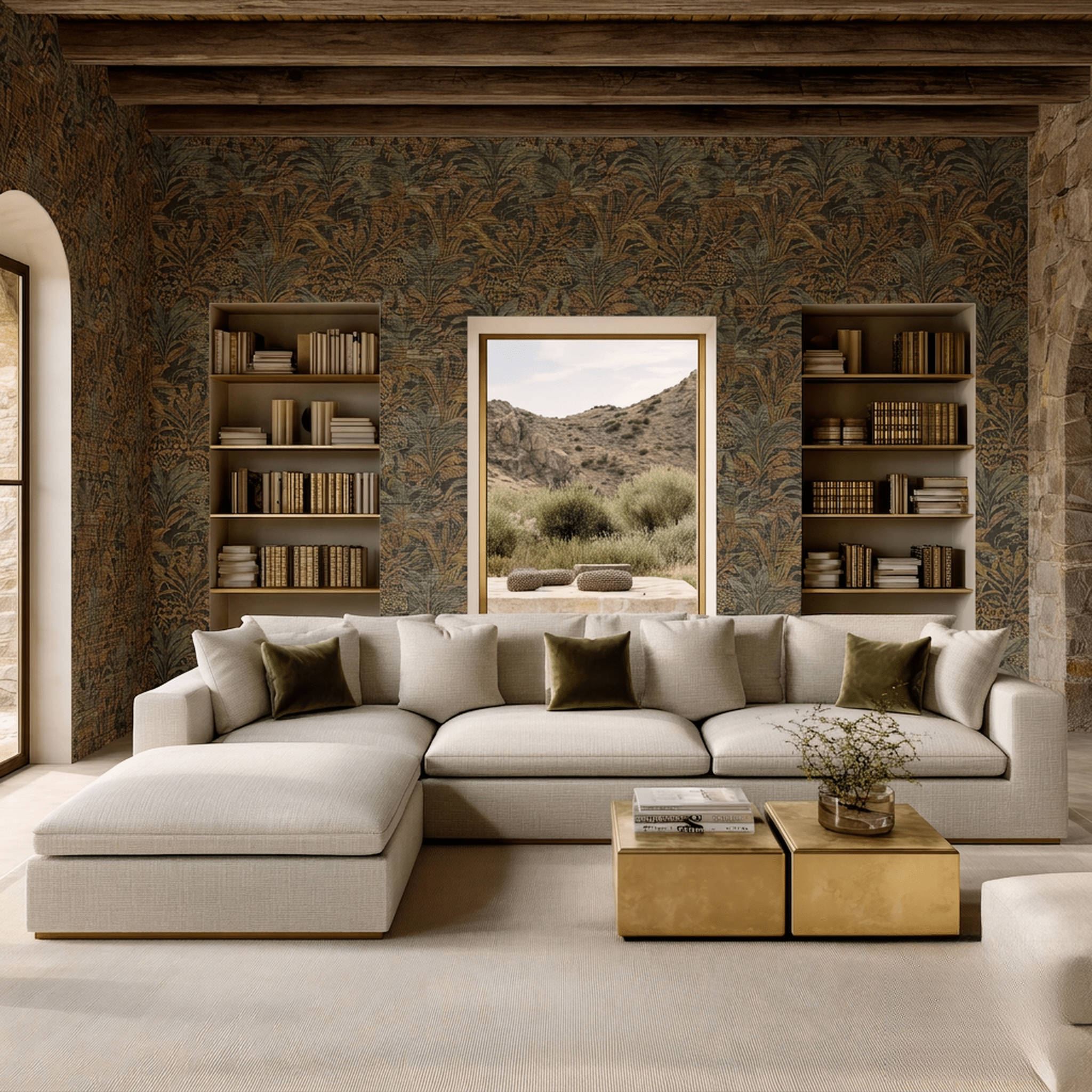 Stockroom Faux Grasscloth Wallpaper - Painted Paper