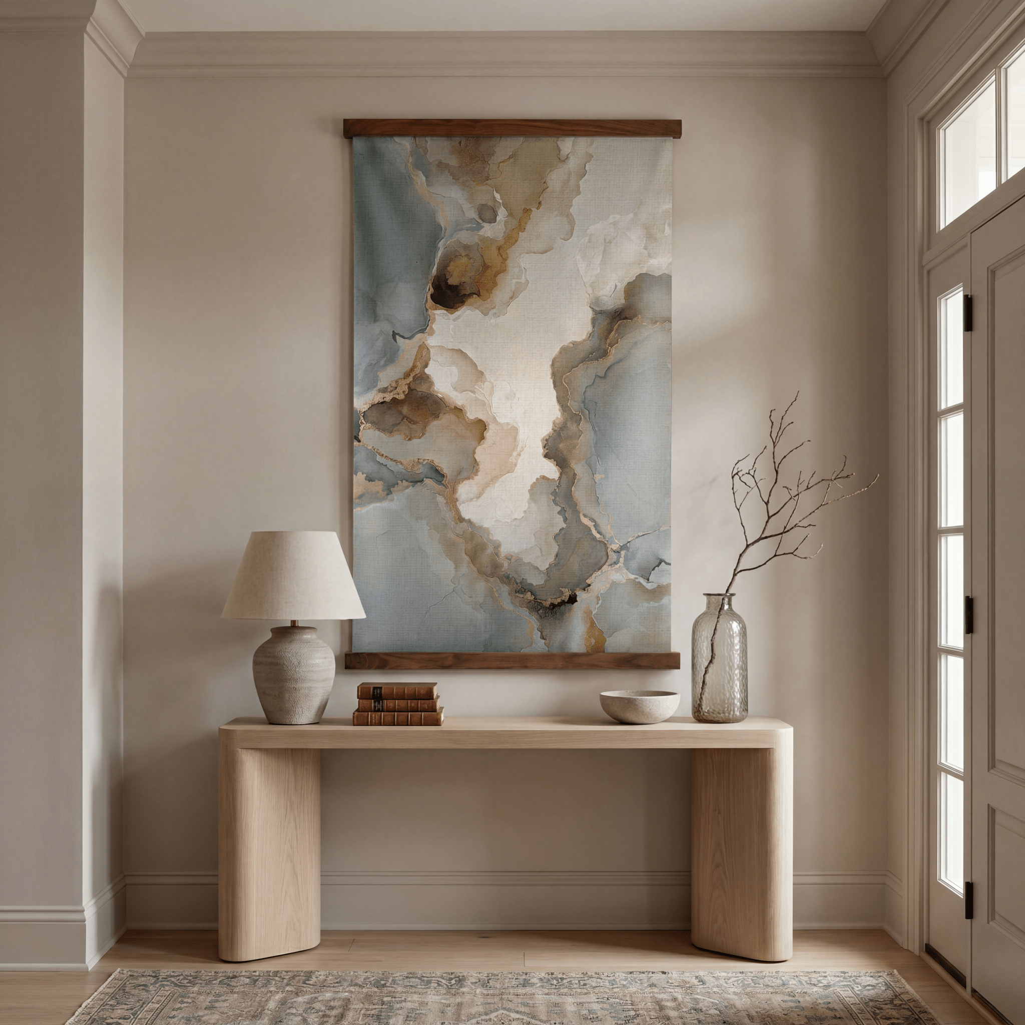 Stone Current - Tapestry - Painted Paper
