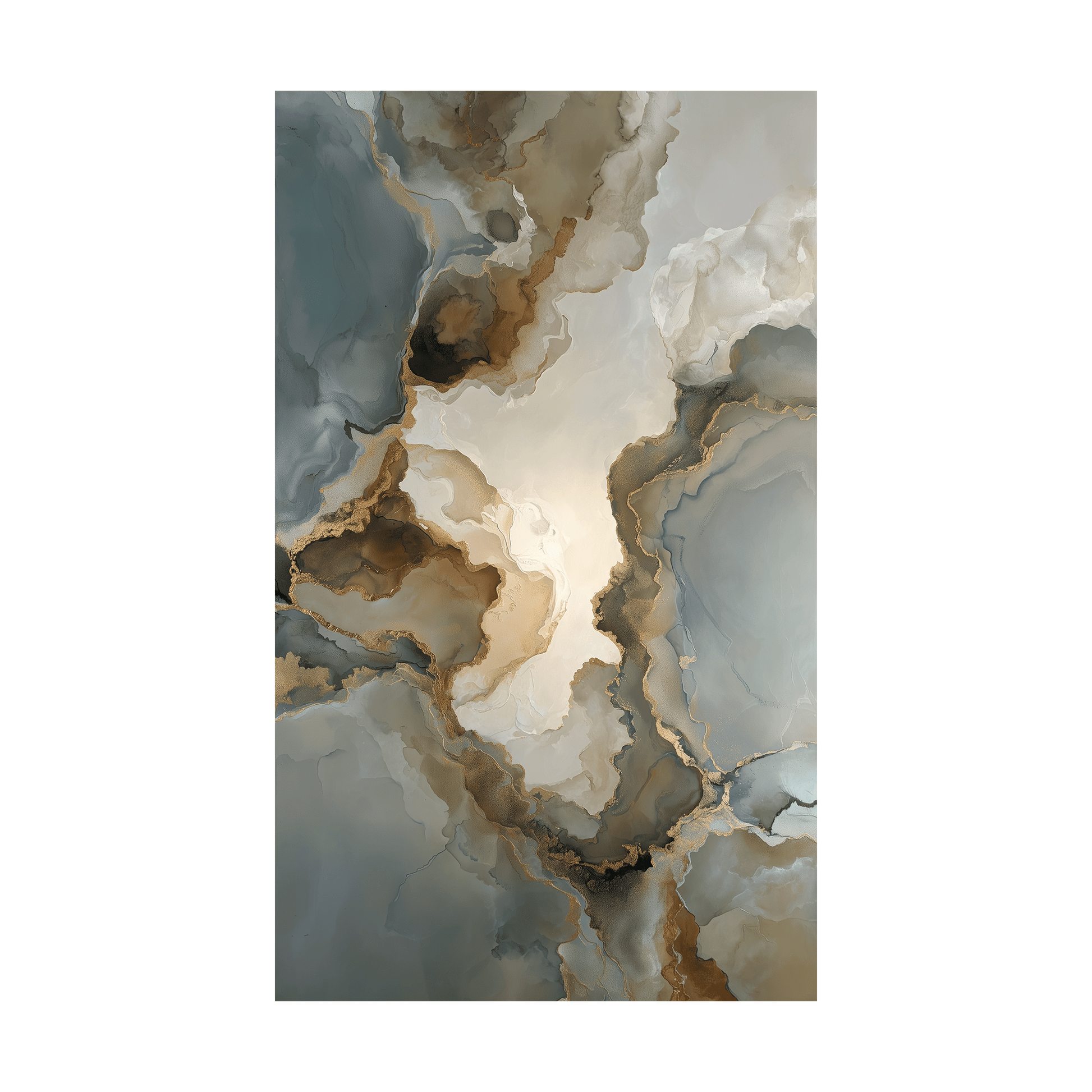 Stone Current - Tapestry - Painted Paper