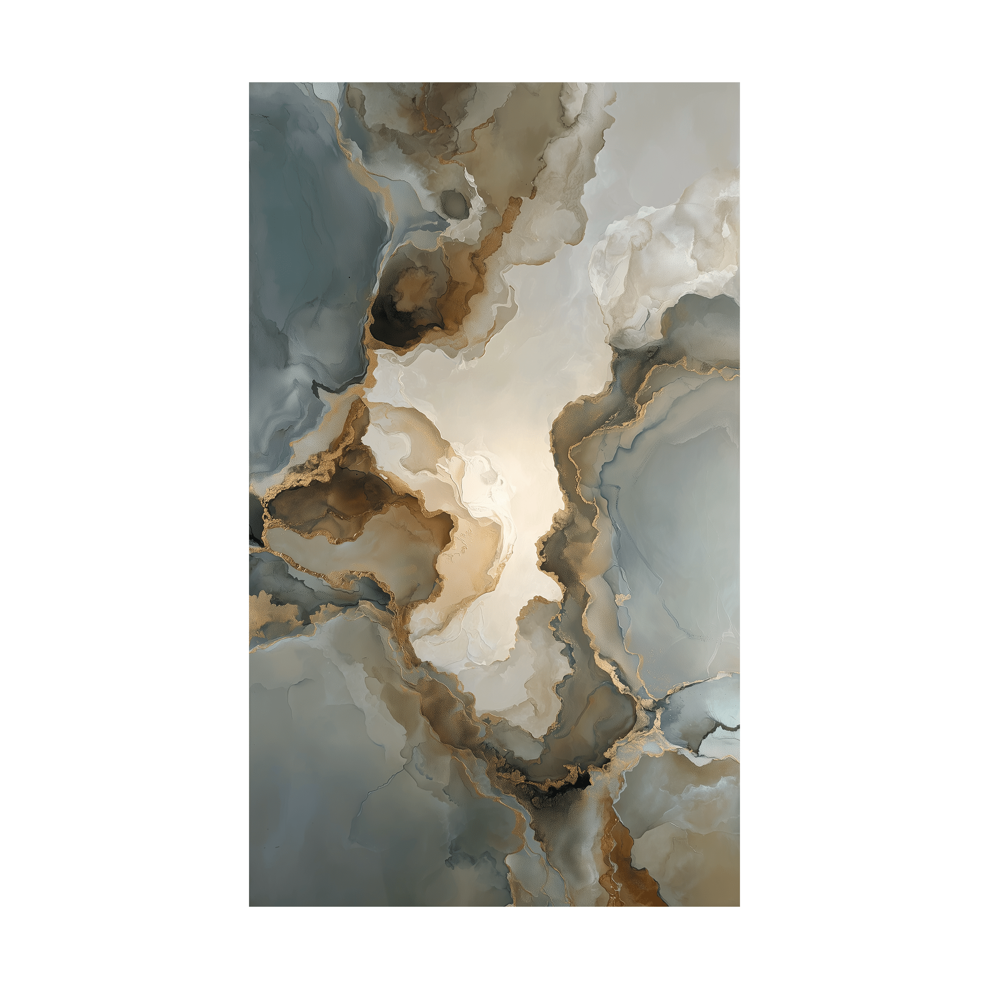 Stone Current - Tapestry - Painted Paper