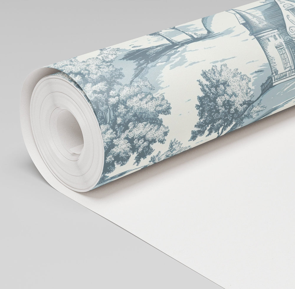 Storybook Hill Wallpaper - Painted Paper