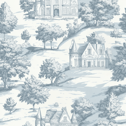 Storybook Hill Wallpaper - Painted Paper
