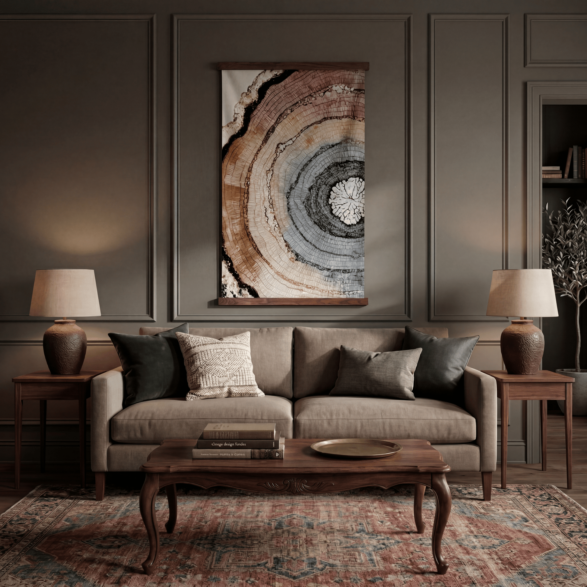 Strata Form - Tapestry - Painted Paper