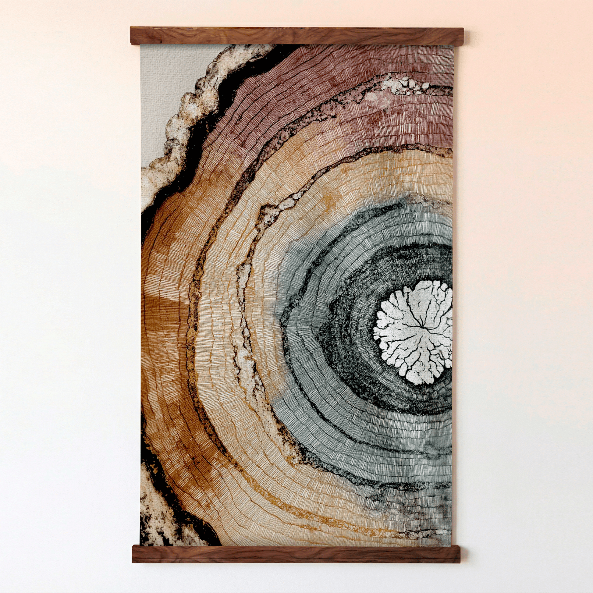 Strata Form - Tapestry - Painted Paper