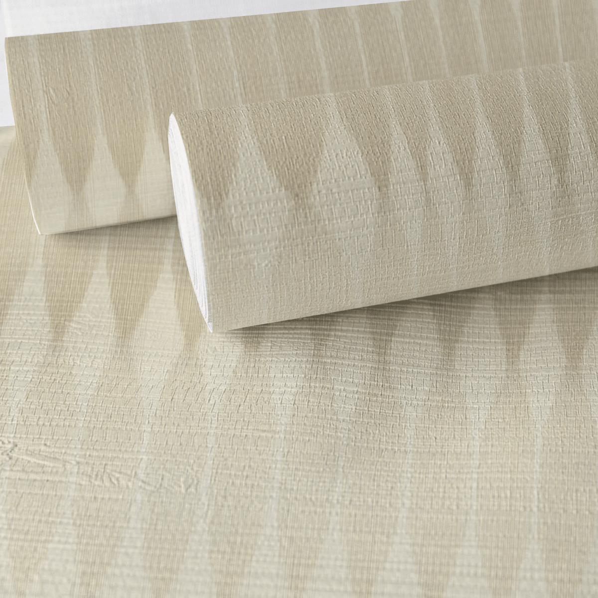 Strata Stripe Faux Grasscloth Wallpaper - Painted Paper