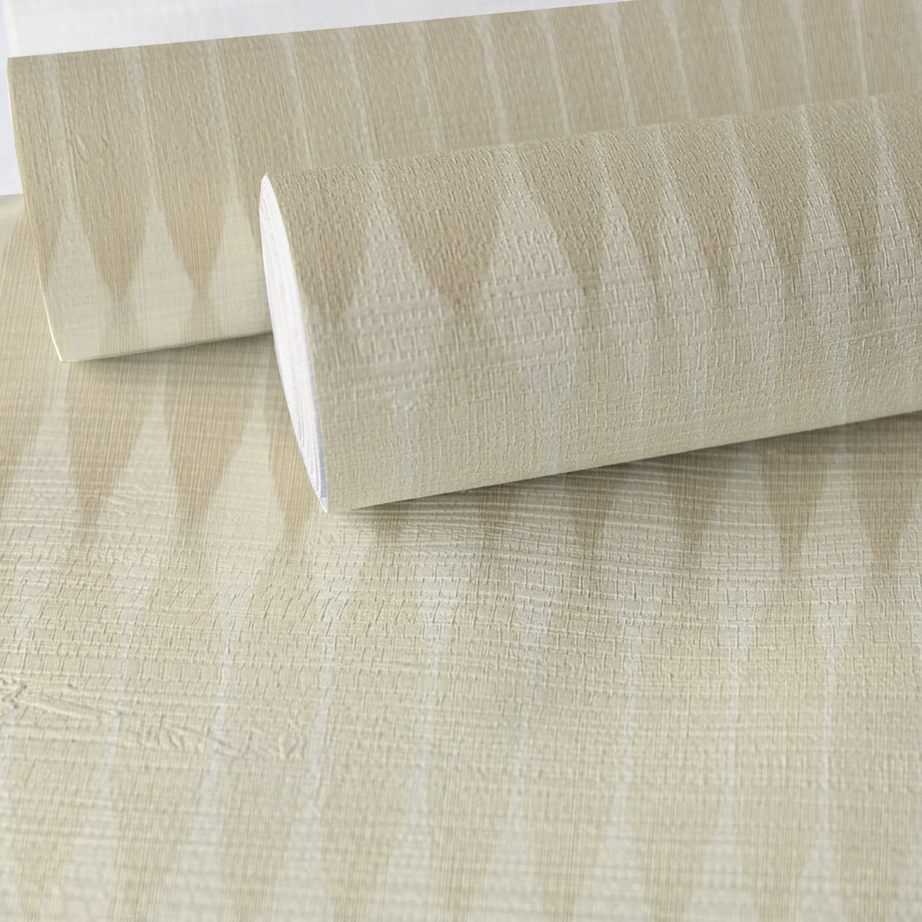 Strata Stripe Faux Grasscloth Wallpaper