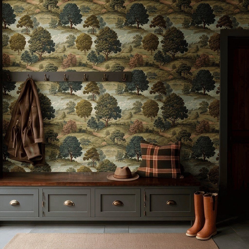Sullivan Faux Grasscloth Wallpaper - Painted Paper