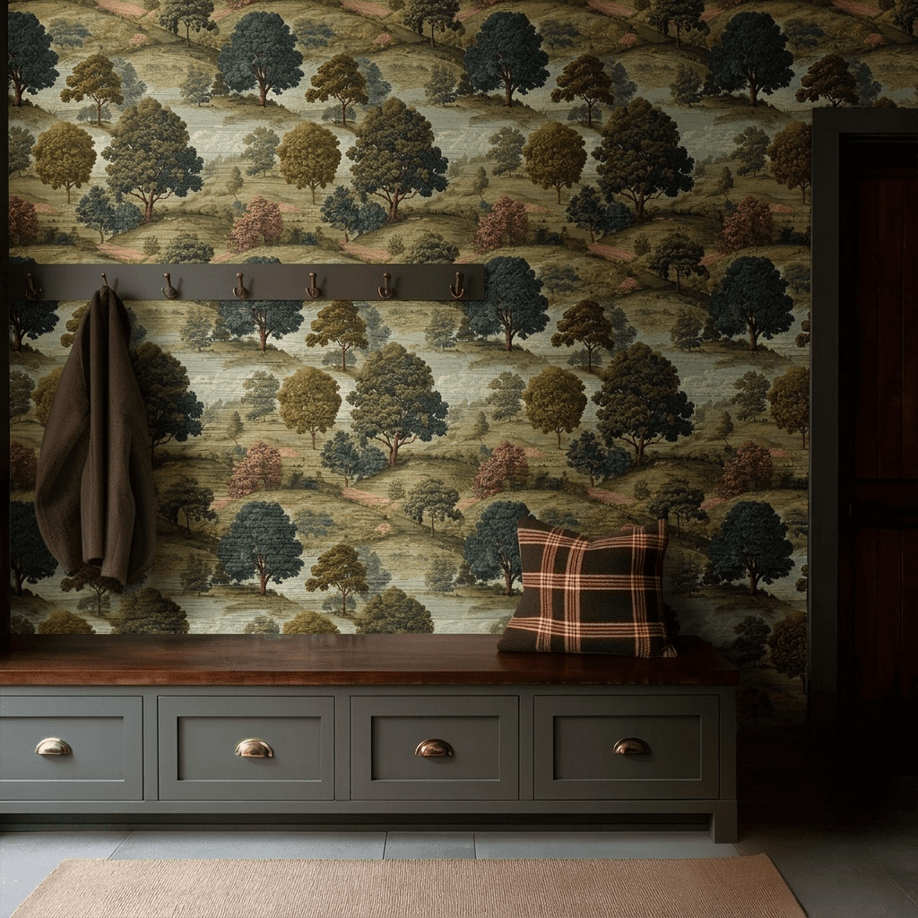 Sullivan Faux Grasscloth Wallpaper - Painted Paper