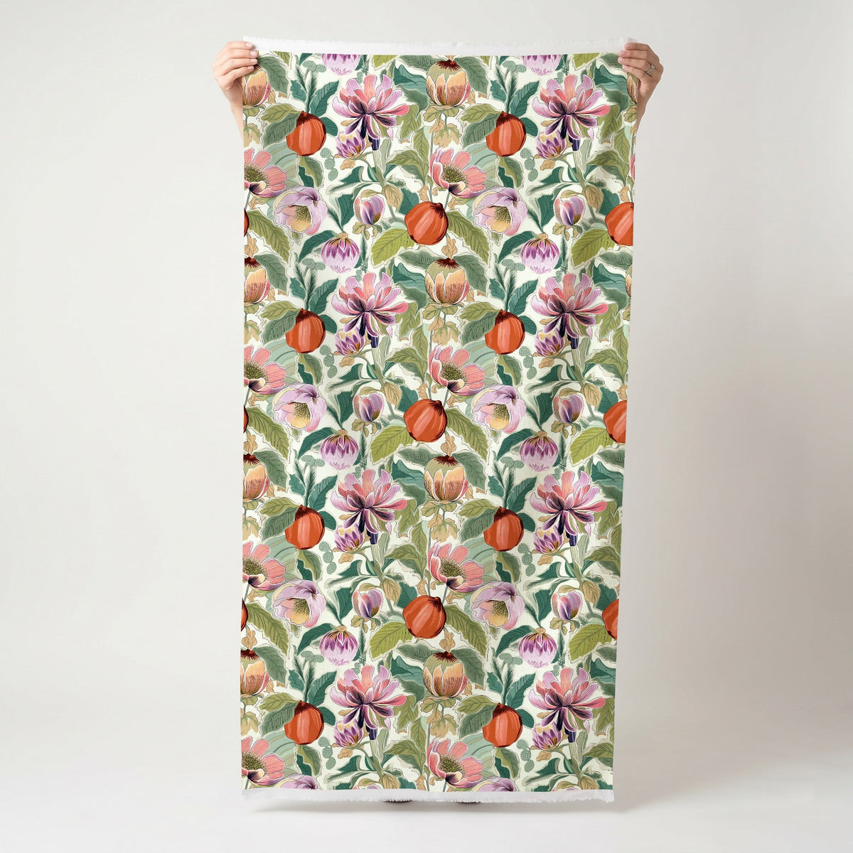 Summerfruit Blooms - Fabric - Painted Paper