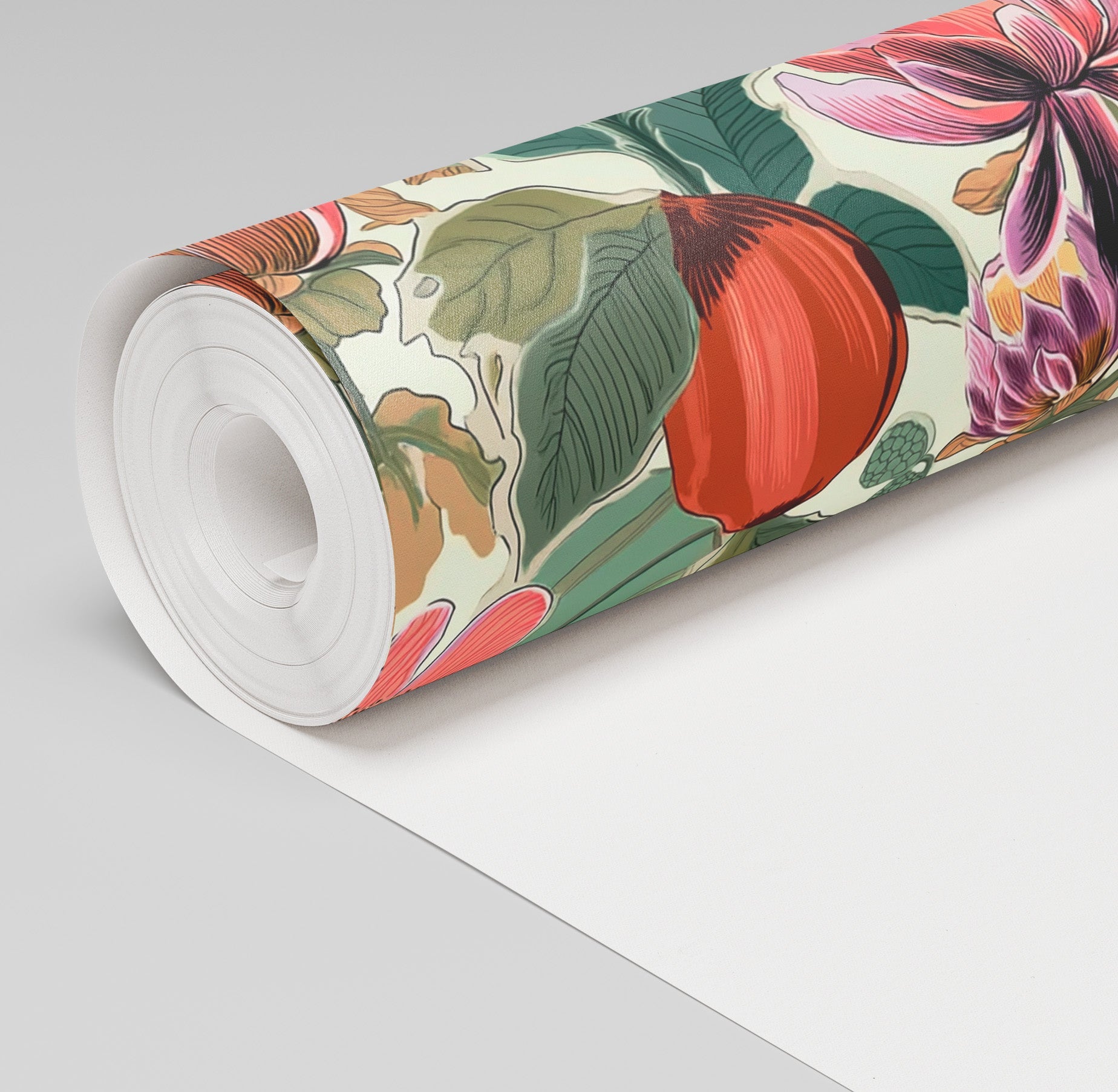 Summerfruit Blooms Wallpaper - Painted Paper
