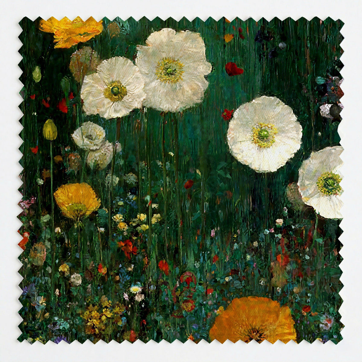 Sun Garden - Fabric - Painted Paper