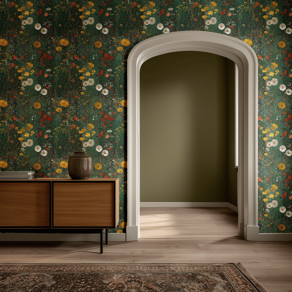 Sun Garden Wallpaper - Painted Paper
