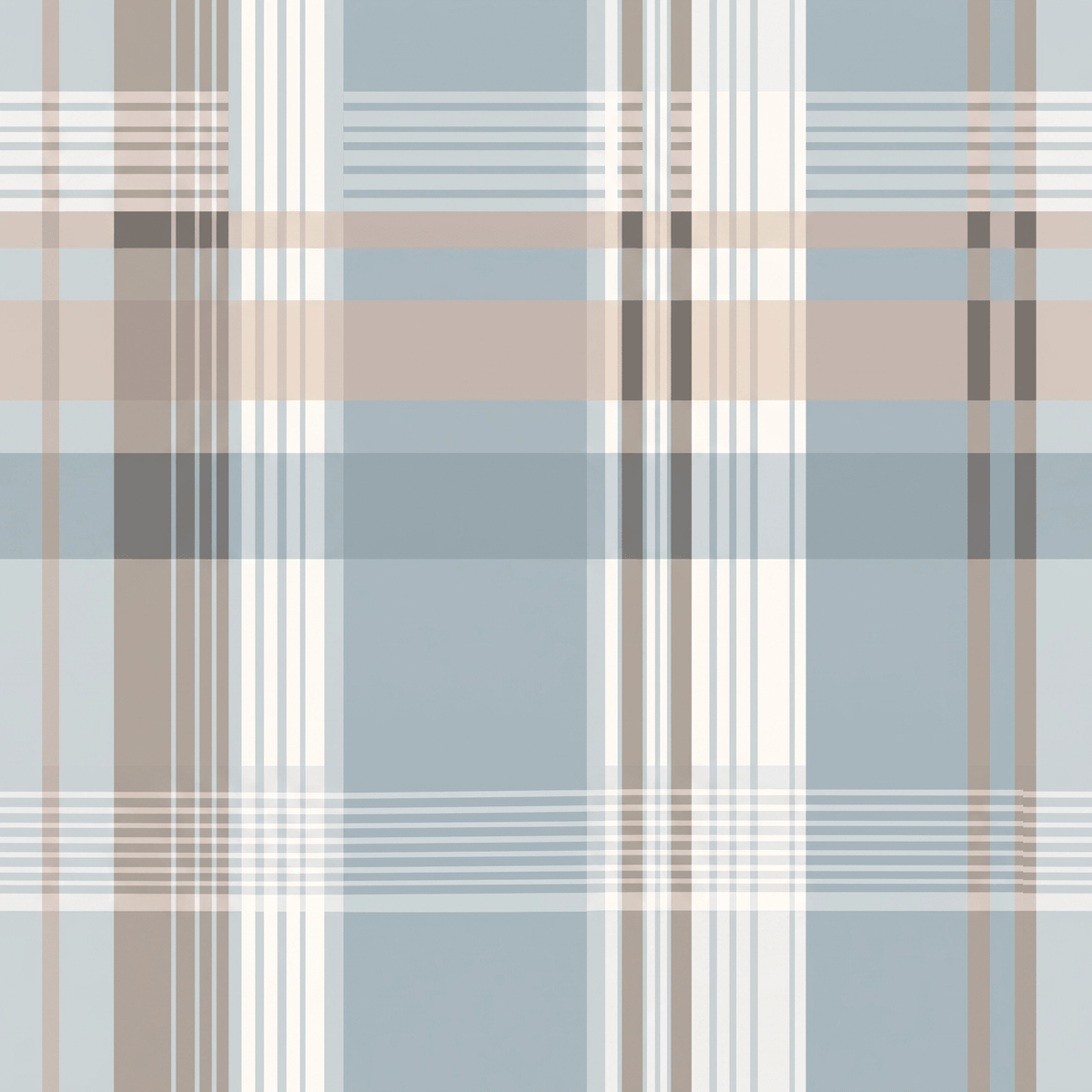 Sunday At Home Plaid Wallpaper - Painted Paper