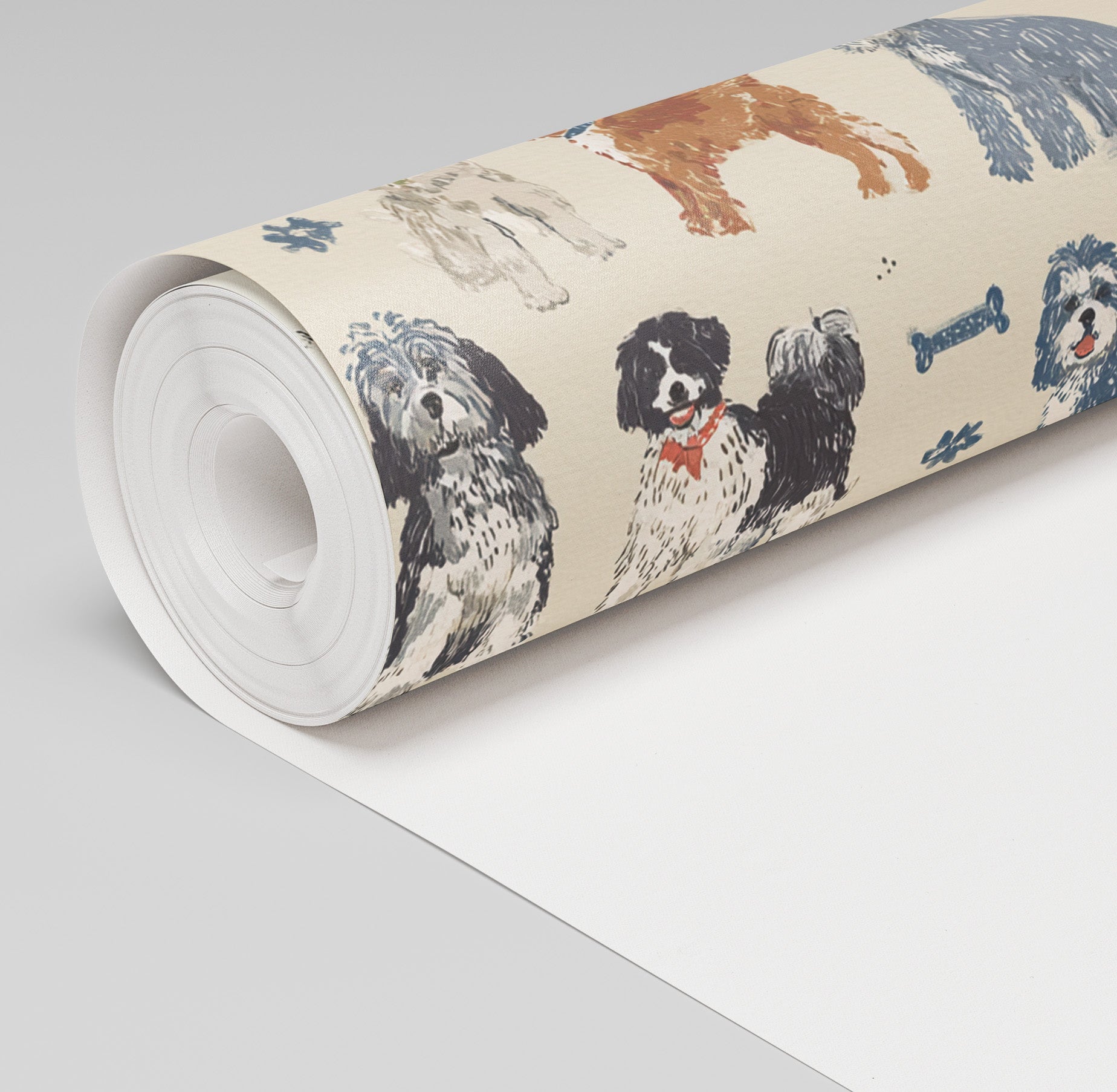 Sundays at the Park Wallpaper - Painted Paper