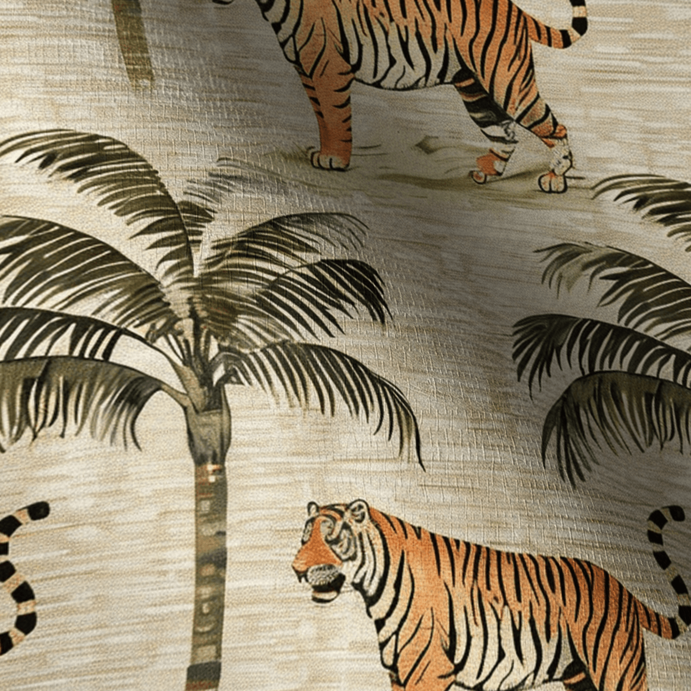 Sundown Sahara Faux Grasscloth Wallpaper - Painted Paper