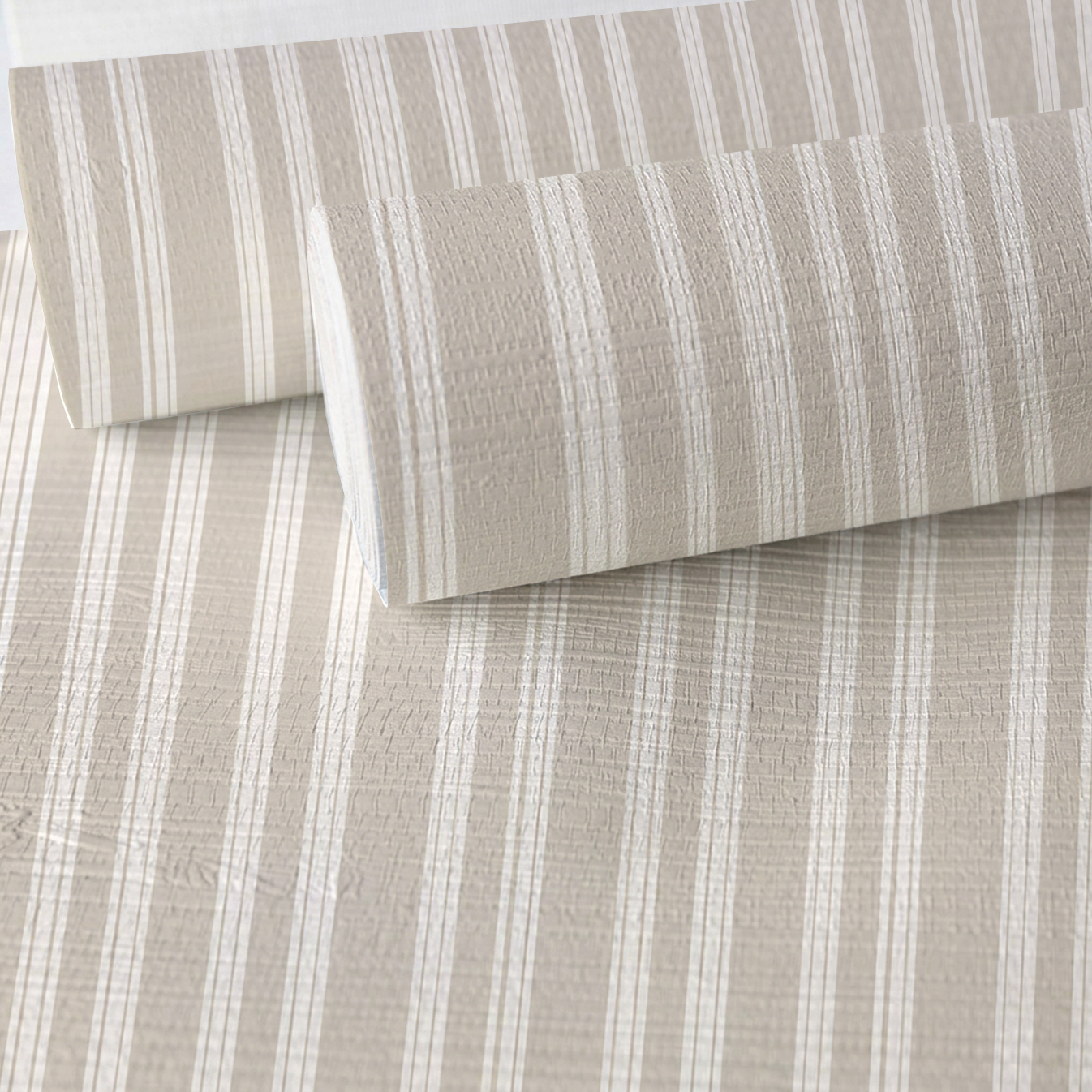 Sunwashed Stripes Faux Grasscloth Wallpaper