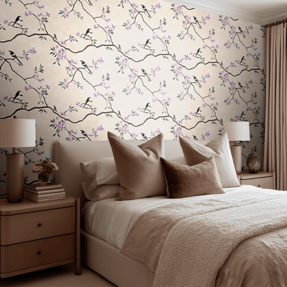 Sylthia Wallpaper - Painted Paper