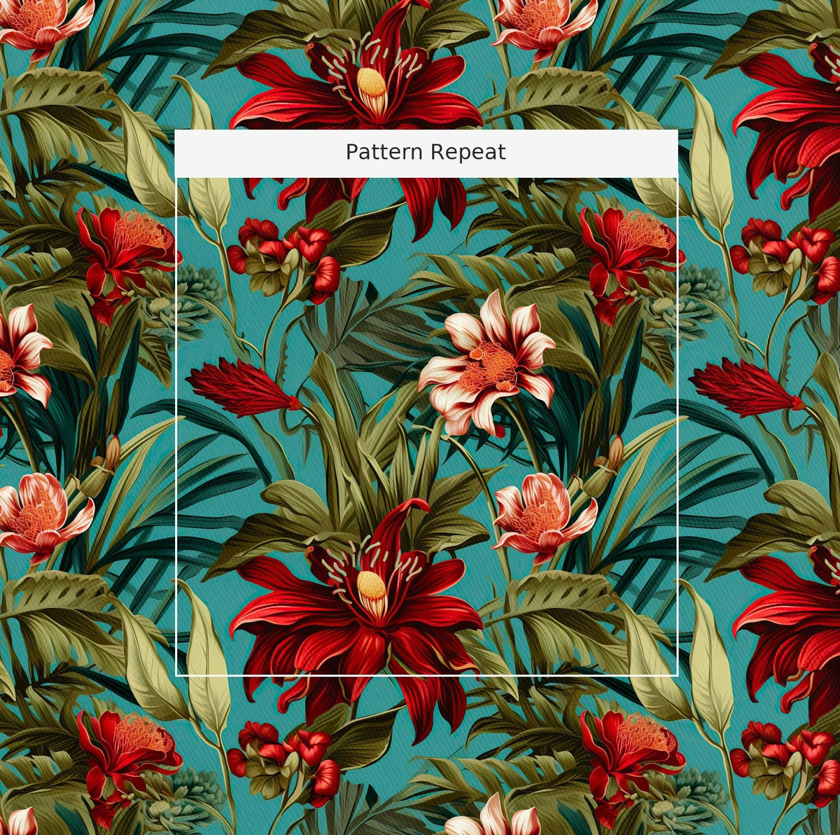 Tallulah Floral - Fabric - Painted Paper