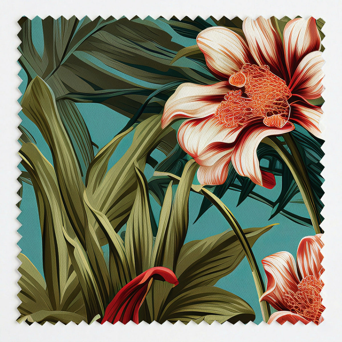 Tallulah Floral - Fabric - Painted Paper