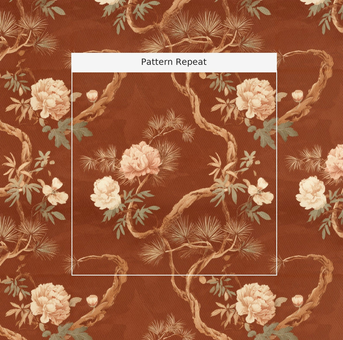 Tannin - Fabric - Painted Paper