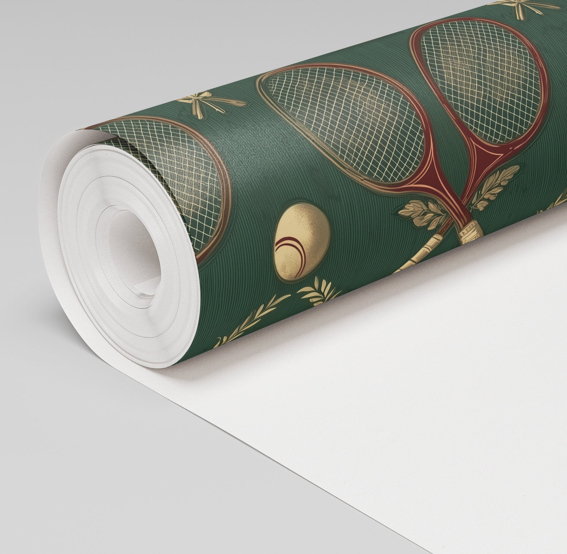 Tennis Club Wallpaper - Painted Paper