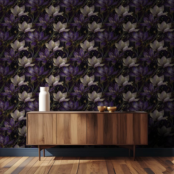 Tennison Floral Wallpaper – Painted Paper