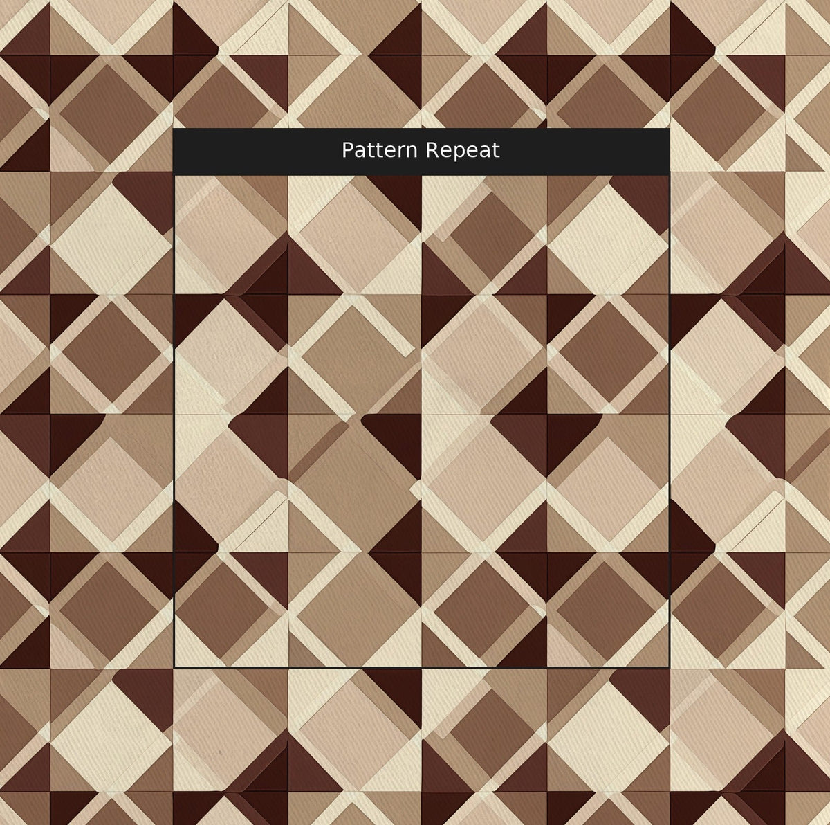 Terra Grid - Fabric - Painted Paper