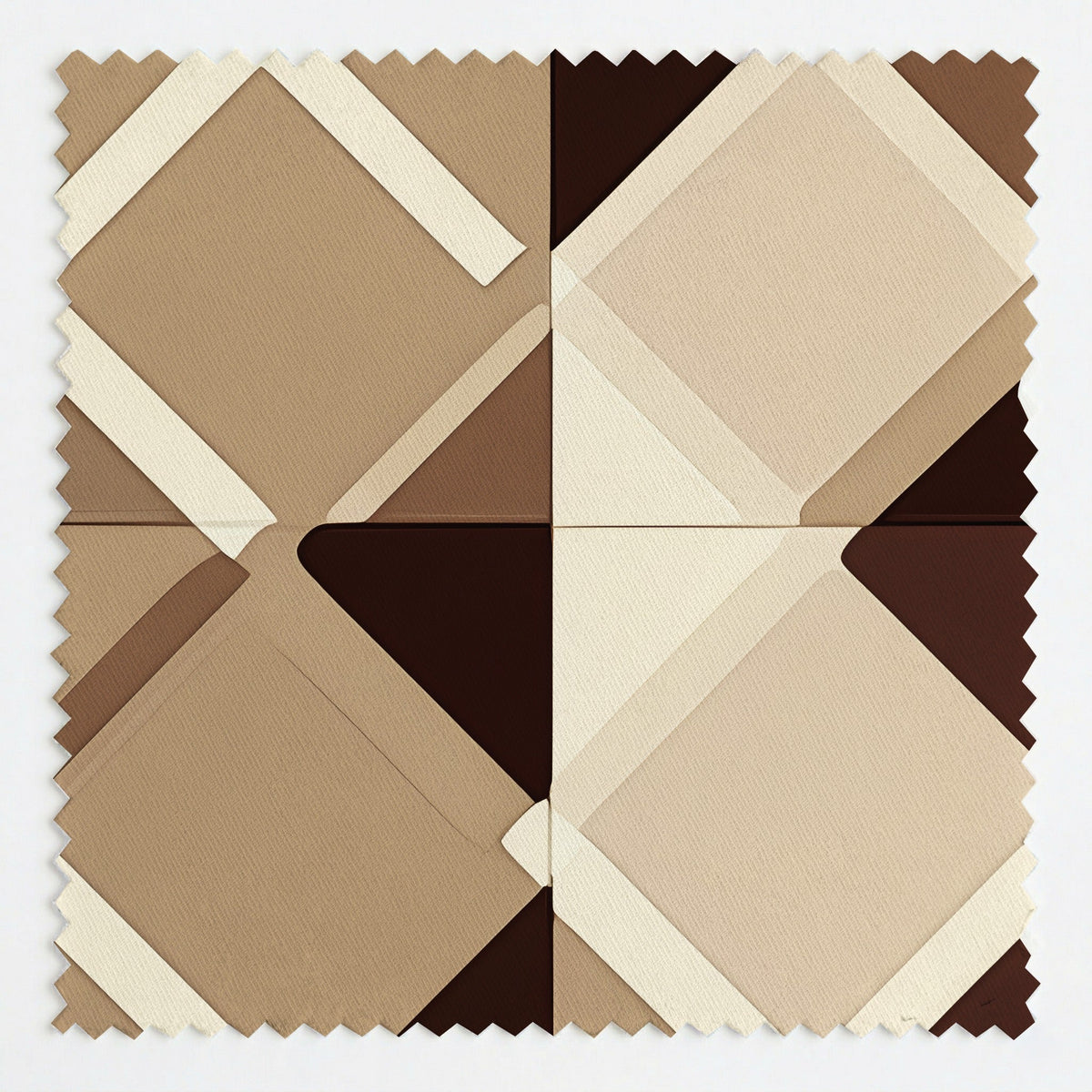 Terra Grid - Fabric - Painted Paper