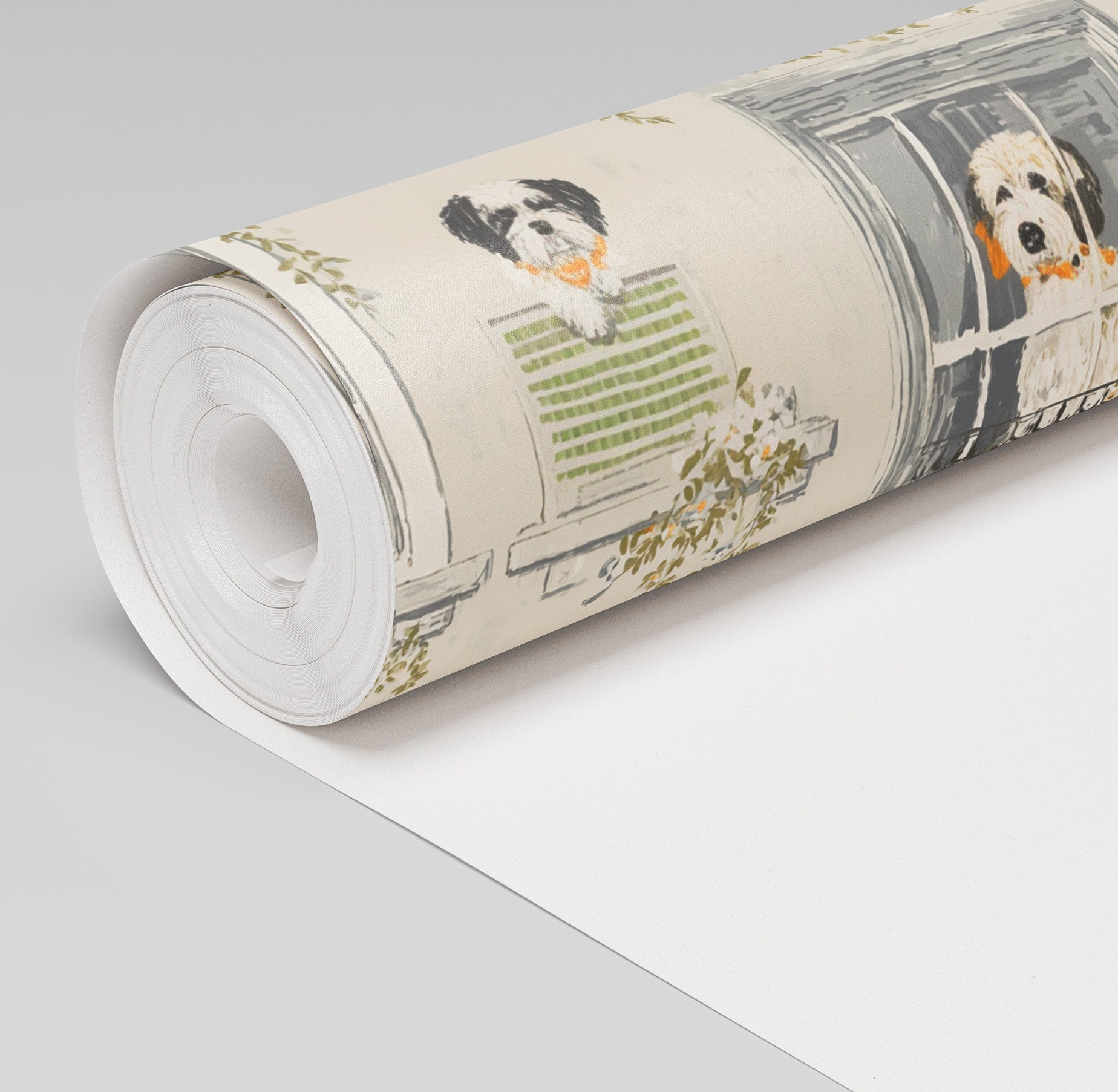 Terrace Tails Wallpaper - Painted Paper