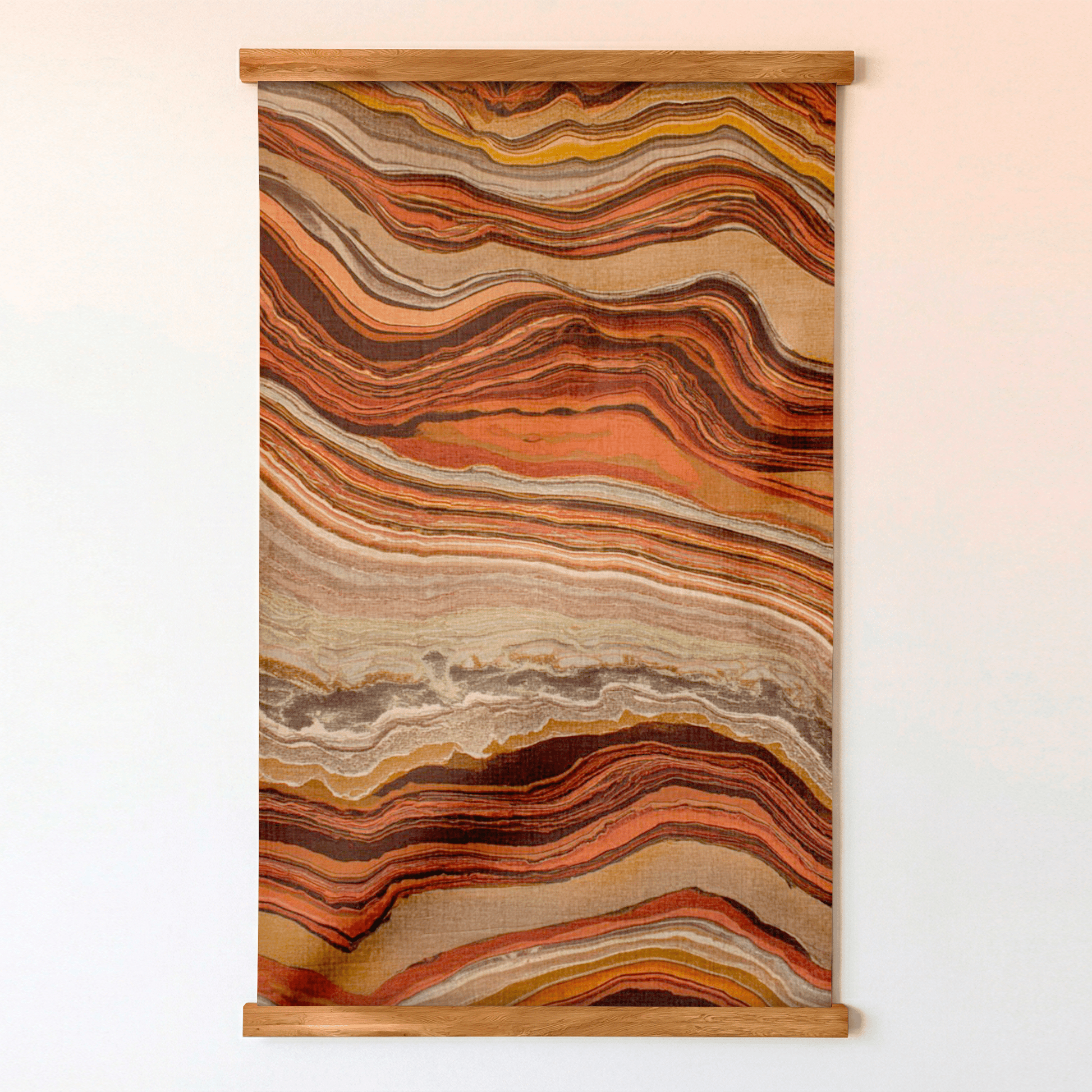 Textured Drift - Tapestry - Painted Paper