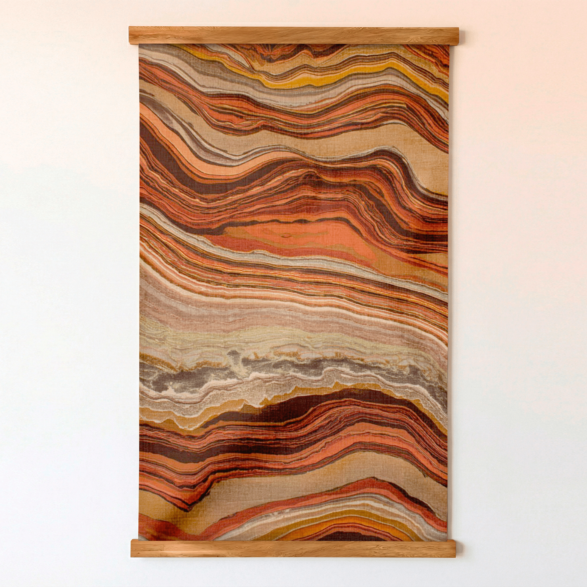 Textured Drift - Tapestry - Painted Paper