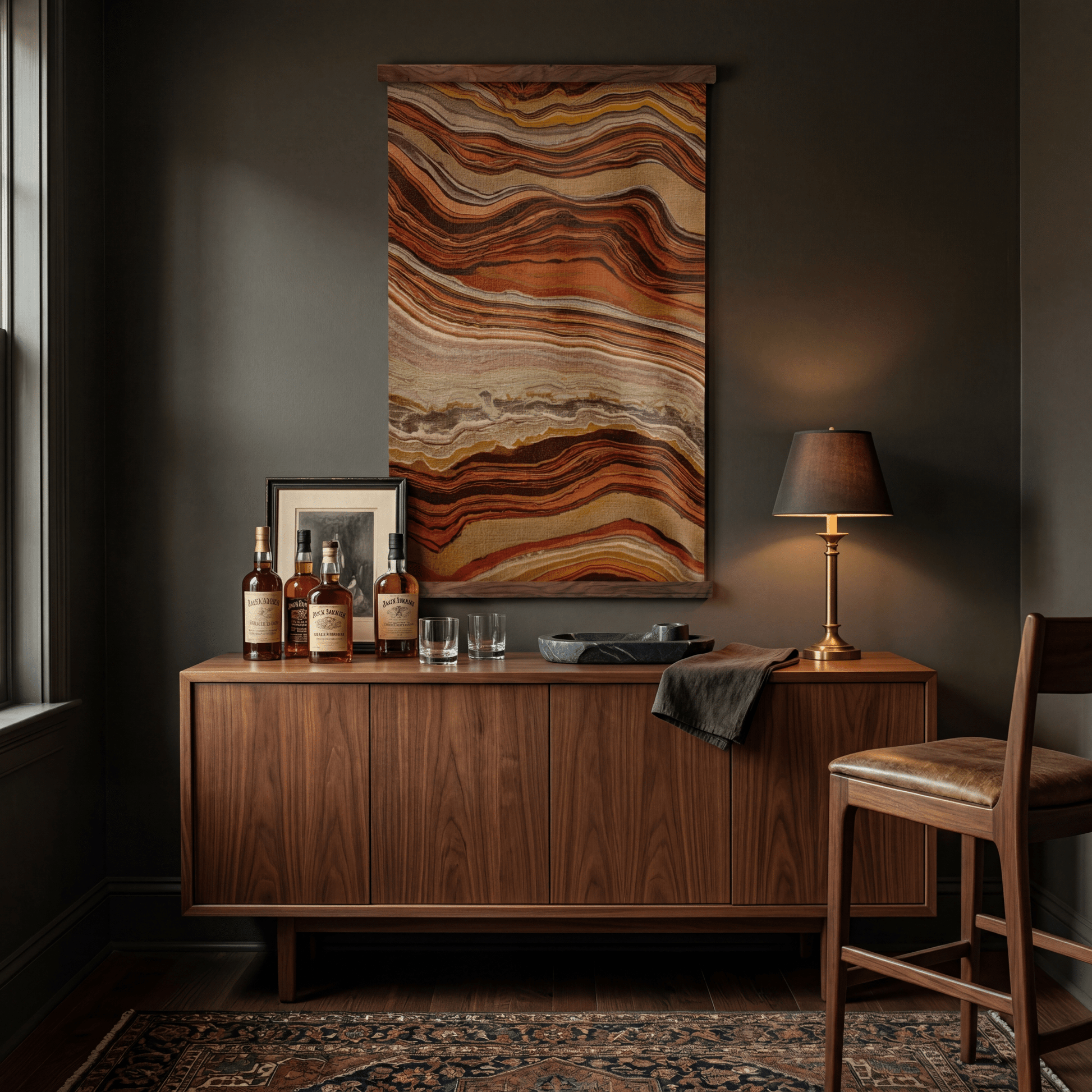 Textured Drift - Tapestry - Painted Paper