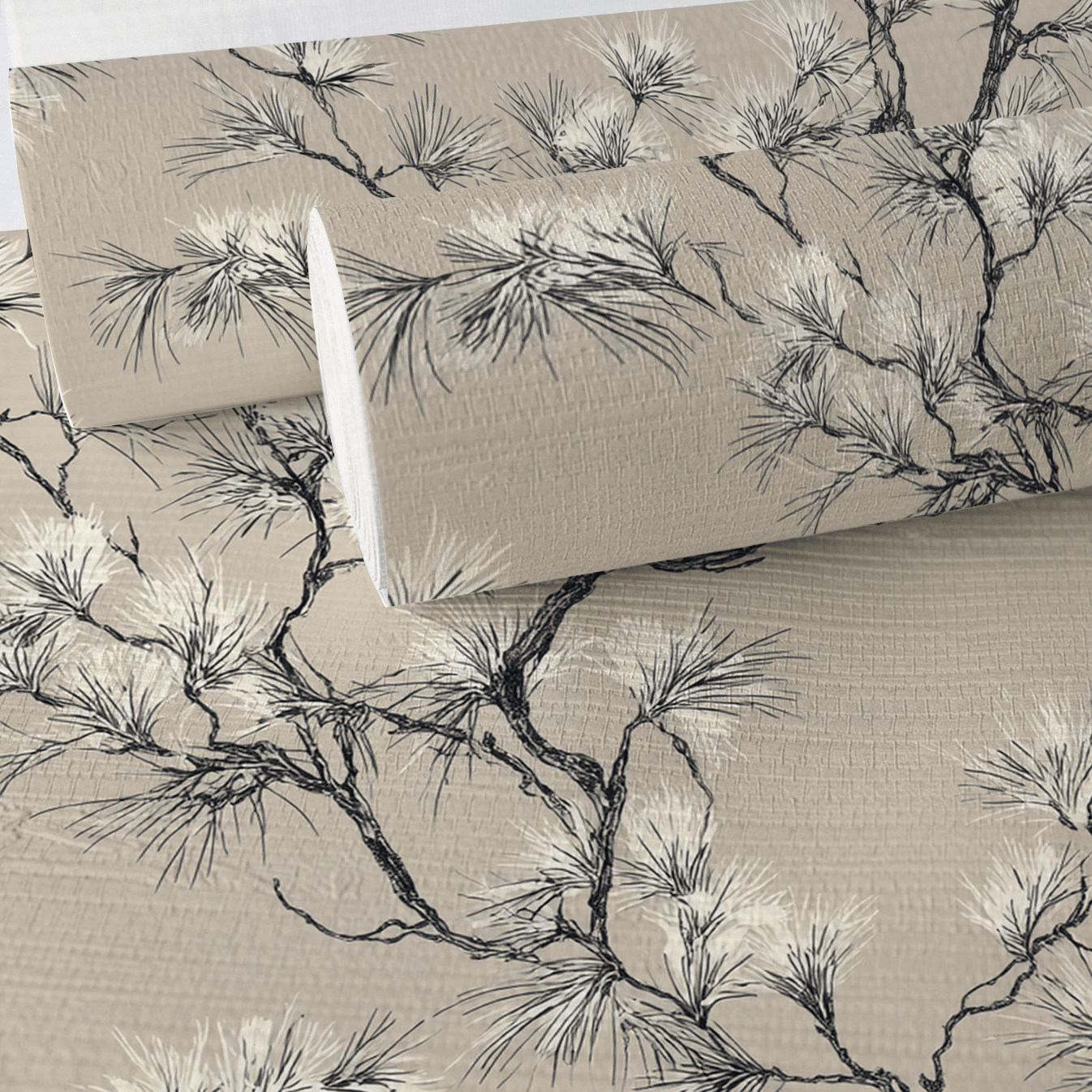 Thalora Faux Grasscloth Wallpaper - Painted Paper