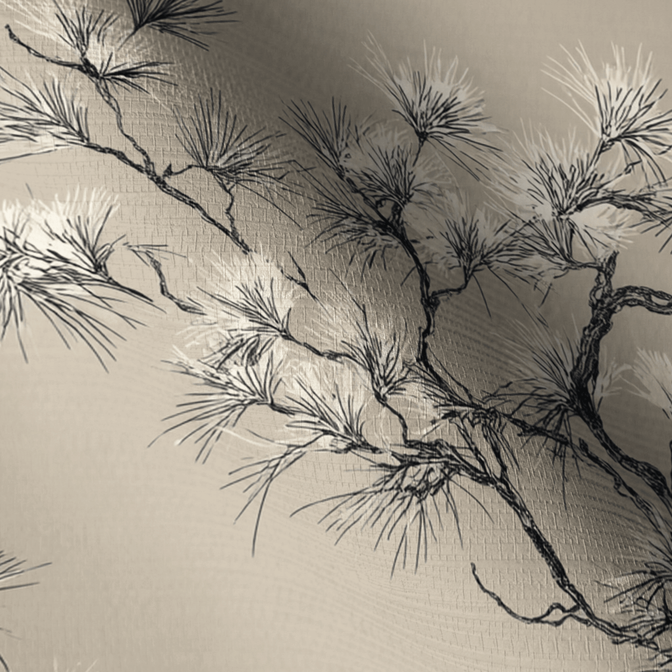 Thalora Faux Grasscloth Wallpaper - Painted Paper