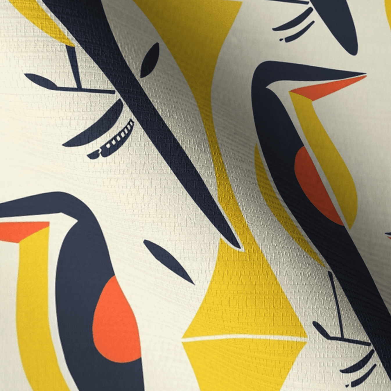 The Aviary Faux Grasscloth Wallpaper - Painted Paper