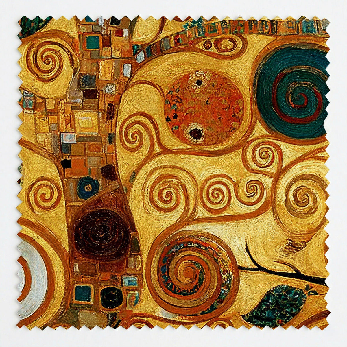 The Branch - Fabric - Painted Paper