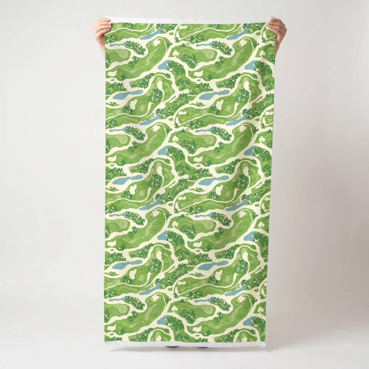 The Caddie’s Path - Fabric - Painted Paper